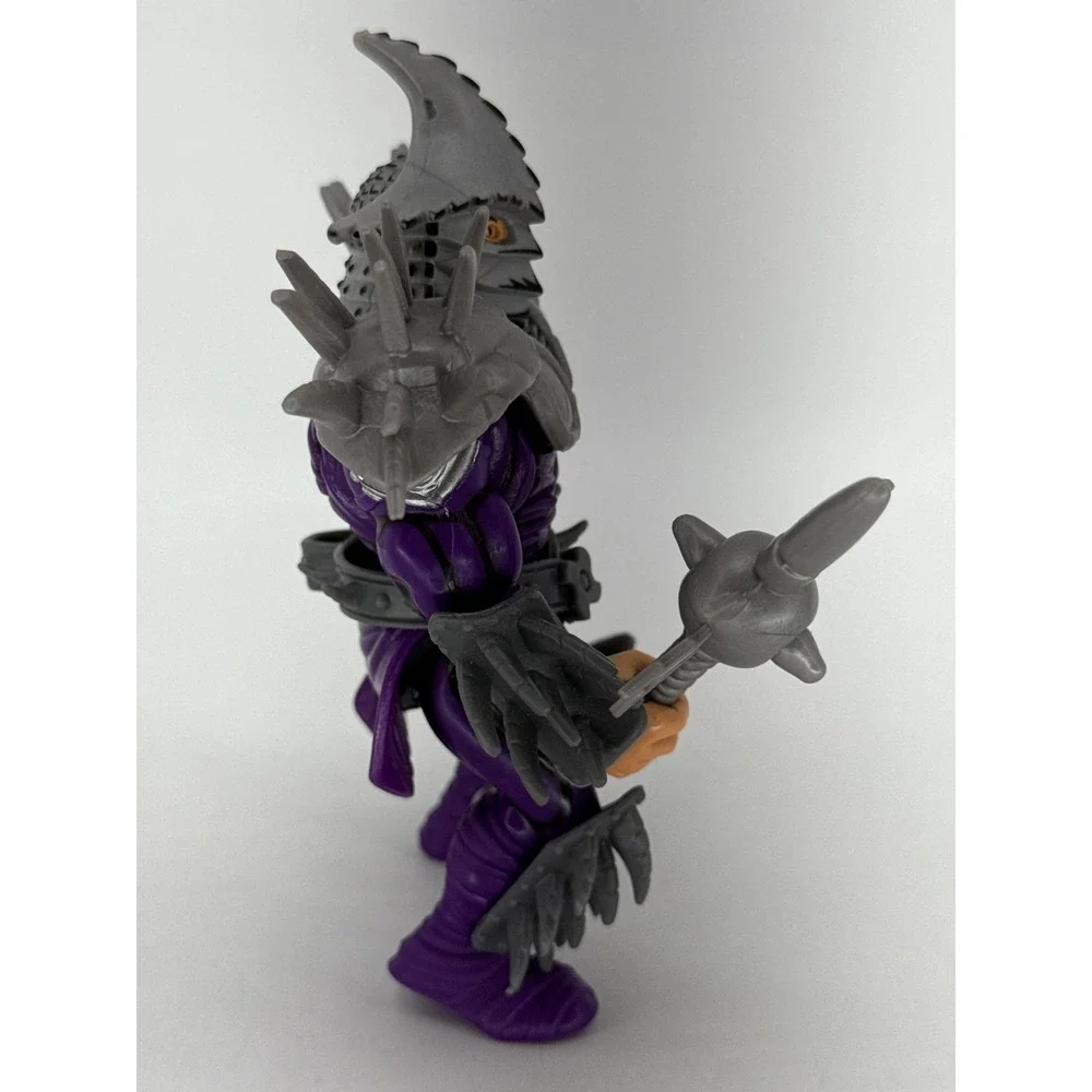 Playmates Super Shredder Action Figure TMNT Vintage Purple Plastic Teenage